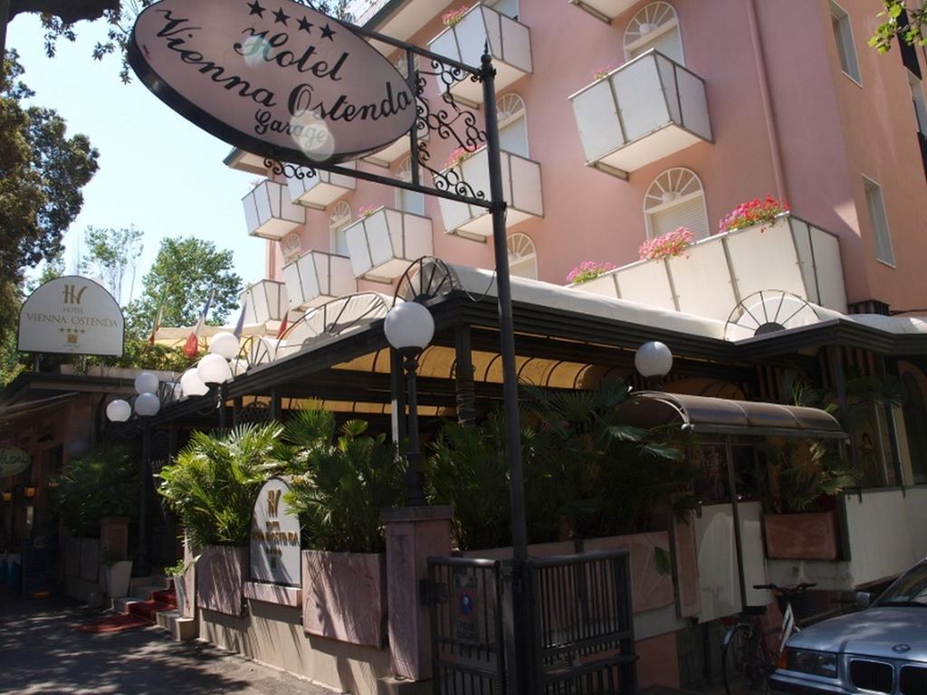 Hotel Vienna Ostenda E Ristorante Il Danubio Rimini Exterior photo